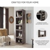 image:imageSignature Design by Ashley 4Piece Fireplace Entertainment Center WhiteGrey