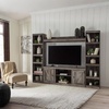 image:imageSignature Design by Ashley 4Piece Fireplace Entertainment Center WhiteGrey