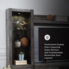 image:imageSignature Design by Ashley 4Piece Fireplace Entertainment Center WhiteGrey