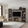 image:imageSignature Design by Ashley 4Piece Fireplace Entertainment Center WhiteGrey