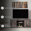 image:imageSignature Design by Ashley 4Piece Fireplace Entertainment Center WhiteGrey