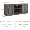 image:imageSignature Design by Ashley 4Piece Fireplace Entertainment Center WhiteGrey