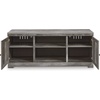 image:imageSignature Design by Ashley 4Piece Fireplace Entertainment Center WhiteGrey