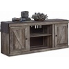 image:imageSignature Design by Ashley 4Piece Fireplace Entertainment Center WhiteGrey