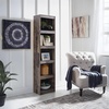 image:imageSignature Design by Ashley 4Piece Fireplace Entertainment Center WhiteRustic Gray