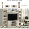 image:imageSignature Design by Ashley 4Piece Fireplace Entertainment Center WhiteWhitewash