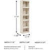 image:imageSignature Design by Ashley 4Piece Fireplace Entertainment Center WhiteWhitewash