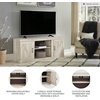image:imageSignature Design by Ashley 4Piece Fireplace Entertainment Center WhiteWhitewash