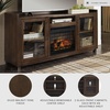 image:imageSignature Design by Ashley 70 Fireplace TV Stand for 80 TVs WalnutBrown