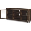 image:imageSignature Design by Ashley 70 Fireplace TV Stand for 80 TVs WalnutBrown