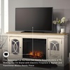 image:imageSignature Design by Ashley 74 Electric Fireplace TV Stand Chipped WhiteVintage Casual