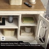 image:imageSignature Design by Ashley 74 Electric Fireplace TV Stand Chipped WhiteXL TV Stand