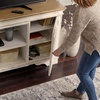image:imageSignature Design by Ashley 74 Electric Fireplace TV Stand Chipped WhiteXL TV Stand