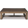 image:imageSignature Design by Ashley Burkhaus Coffee Table Modern White MarbleGrayish Brown