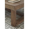 image:imageSignature Design by Ashley Burkhaus Coffee Table Modern White MarbleGrayish Brown
