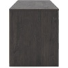 image:imageSignature Design by Ashley Cayboni 71 TV Stand Whitewash FireplaceBlack
