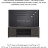 image:imageSignature Design by Ashley Cayboni 71 TV Stand Whitewash FireplaceBlack