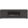 image:imageSignature Design by Ashley Cayboni 71 TV Stand Whitewash FireplaceBlack