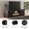 image:imageSignature Design by Ashley Cayboni 71 TV Stand Whitewash FireplaceBlack