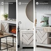 image:imageSignature Design by Ashley Cayboni 71 TV Stand Whitewash FireplaceWhitewash