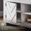 image:imageSignature Design by Ashley Cayboni 71 TV Stand Whitewash FireplaceWhitewash