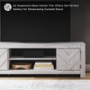 image:imageSignature Design by Ashley Cayboni 71 TV Stand Whitewash FireplaceWhitewash