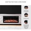 image:imageSignature Design by Ashley Cayboni 71 TV Stand Whitewash FireplaceWhitewash