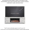 image:imageSignature Design by Ashley Cayboni 71 TV Stand Whitewash FireplaceWhitewash
