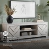 image:imageSignature Design by Ashley Cayboni 71 TV Stand Whitewash FireplaceWhitewash