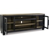image:imageSignature Design by Ashley Darborn 88 TV Stand with Electric FireplaceBlack