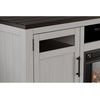 image:imageSignature Design by Ashley Darborn 88 TV Stand with Electric FireplaceLight Gray  Dark Brown