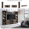 image:imageSignature Design by Ashley Derekson 4Piece Fireplace Wall Unit GrayMulti Gray