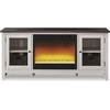 image:imageSignature Design by Ashley Dorrinson Fireplace TV Stand 60 Inch FarmhouseWhitewash