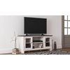 image:imageSignature Design by Ashley Dorrinson Fireplace TV Stand 60 Inch FarmhouseWhitewash