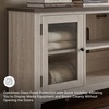 image:imageSignature Design by Ashley Dorrinson Fireplace TV Stand 60 Inch FarmhouseWhitewash