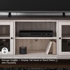image:imageSignature Design by Ashley Dorrinson Fireplace TV Stand 60 Inch FarmhouseWhitewash
