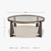 image:imageSignature Design by Ashley Frazwa 1Piece Round Glass Coffee Table