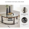 image:imageSignature Design by Ashley Frazwa 1Piece Round Glass Coffee Table