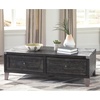 image:imageSignature Design by Ashley Havalance LiftTop Coffee Table with StorageDark Gray