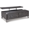 image:imageSignature Design by Ashley Havalance LiftTop Coffee Table with StorageDark Gray