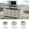 image:imageSignature Design by Ashley Havalance LiftTop Coffee Table with StorageWhite