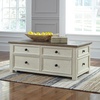 image:imageSignature Design by Ashley Havalance LiftTop Coffee Table with StorageWhite
