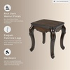 image:imageSignature Design by Ashley Maylee Classic Coffee Table with Cabriole Legs Dark Brown