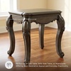 image:imageSignature Design by Ashley Maylee Classic Coffee Table with Cabriole Legs Dark Brown