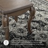 image:imageSignature Design by Ashley Maylee Classic Coffee Table with Cabriole Legs Dark Brown