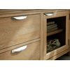image:imageSignature Design by Ashley Rencott Contemporary 2Drawer 80 TV Stand for TVs up to 91 with Adjustable Shelves Cabinets Cord Openings Light Brown