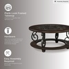 image:imageSignature Design by Ashley Round Coffee Table Faux Marble 42Inch