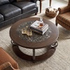 image:imageSignature Design by Ashley Round Coffee Table Faux Marble 42Inch