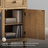 image:imageSignature Design by Ashley Sharlance 81 Wood TV Stand for TVs up to 93Light Brown