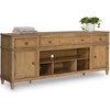 image:imageSignature Design by Ashley Sharlance 81 Wood TV Stand for TVs up to 93Light Brown